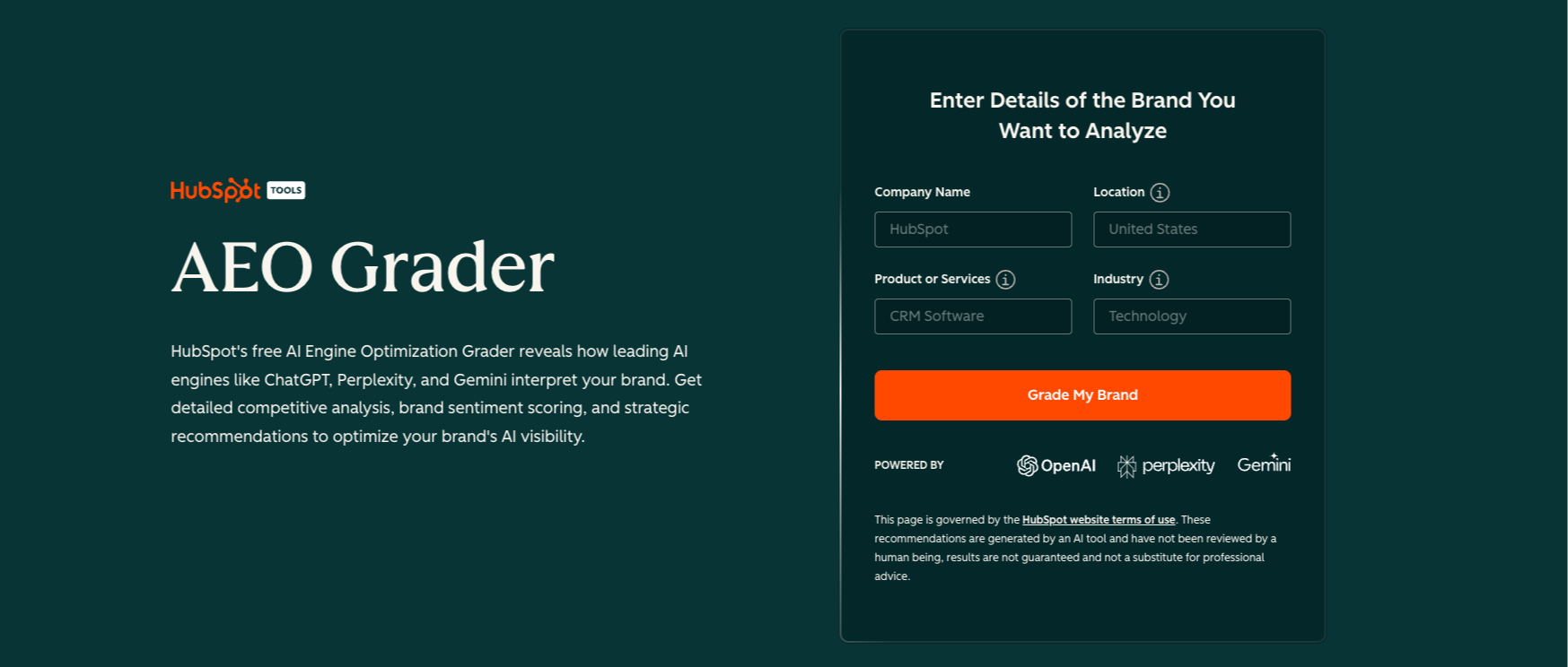 HubSpot AEO Grader-1